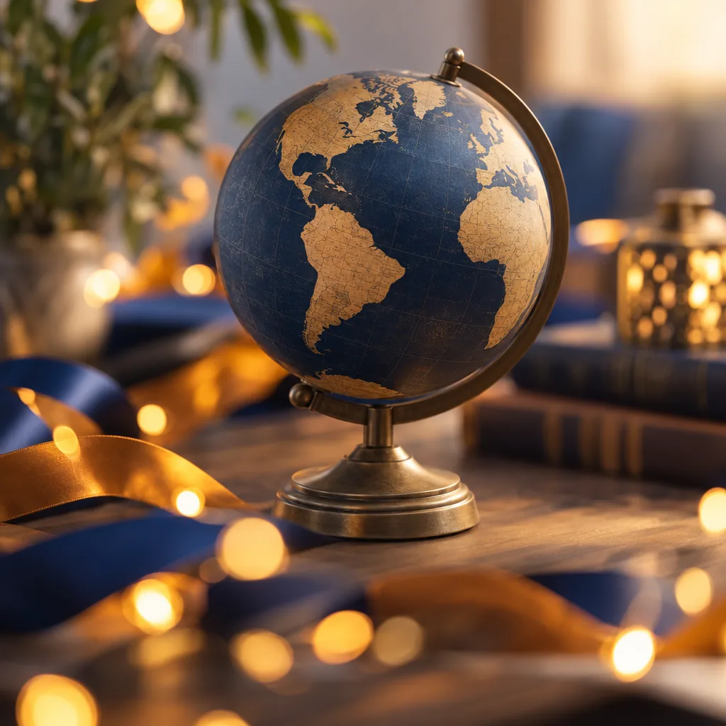 Decorative illustration for the World Languages subject area.